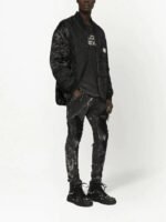 Dolce&Gabbana Stud-embellished Washed Cotton T-shirt - Image 4