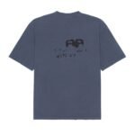 Balenciaga BB Hand-drawn Icon Navy T-shirt - Image 2