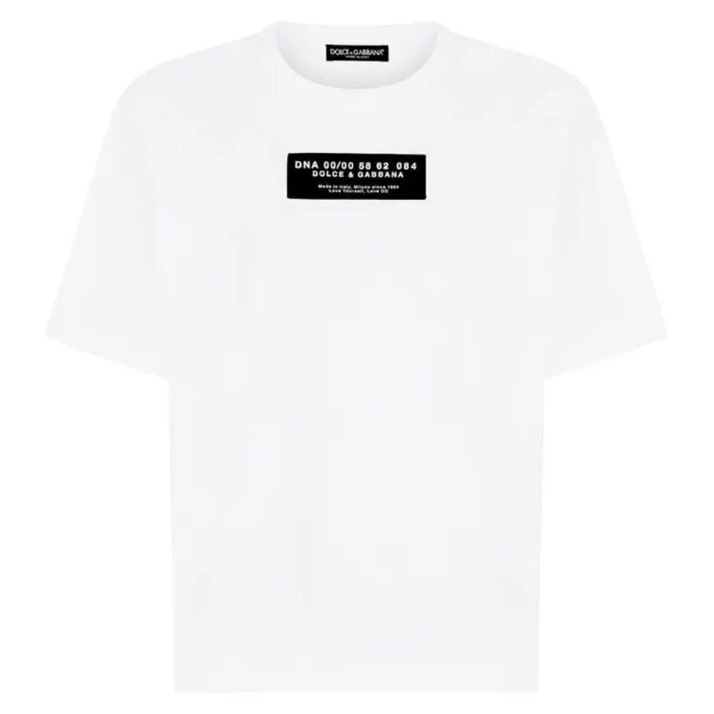 dna-logo-patch Dolce&Gabbana Dna Logo patch T-shirt - Image 1